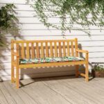 Coussin de banc de jardin multicolore 180x50x7 cm tissu oxford
