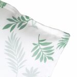 Coussin de banc de jardin motif de feuilles 180x50x7 cm – Image 5