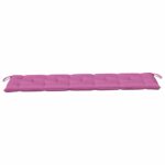 Coussin de banc de jardin rose 180x50x7 cm tissu oxford – Image 2