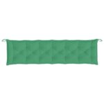 Coussin de banc de jardin vert 200x50x7 cm tissu oxford – Image 2