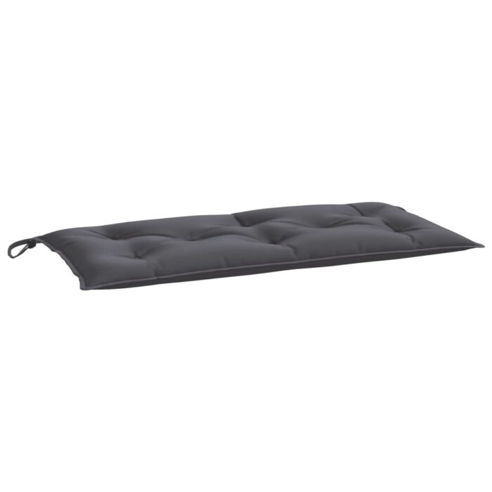 Coussins de banc de jardin lot de 2 anthracite tissu Oxford – Image 2