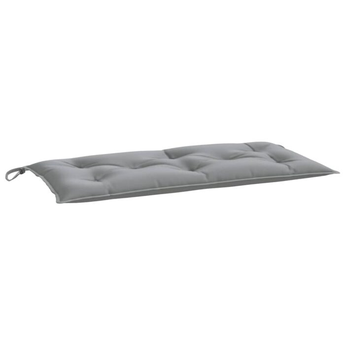 Coussins de banc jardin lot de 2 gris 100x50x7 cm tissu Oxford – Image 2
