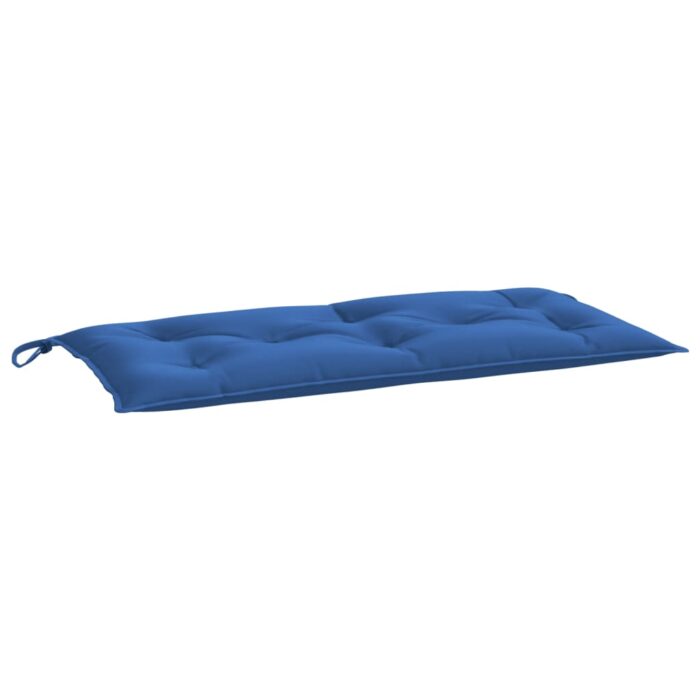 Coussins de banc de jardin lot de 2 bleu royal tissu oxford – Image 2
