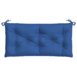 Coussins de banc de jardin lot de 2 bleu royal tissu oxford – Image 3
