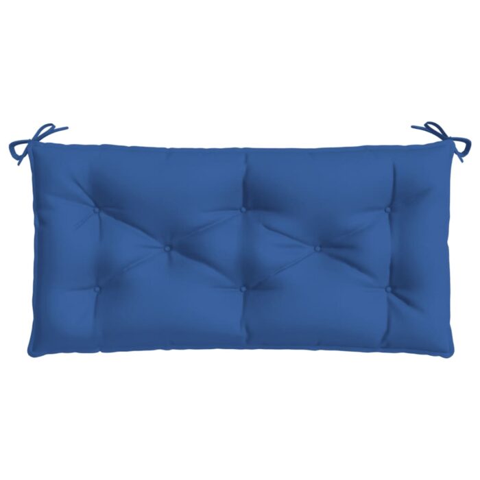 Coussins de banc de jardin lot de 2 bleu royal tissu oxford – Image 3