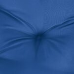 Coussins de banc jardin lot de 2 bleu 120x50x7 cm tissu Oxford – Image 4