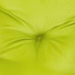 Coussins de banc de jardin lot de 2 vert vif tissu Oxford – Image 4