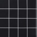 Coussins de banc de jardin lot de 2 carreaux noir 120x50x7 cm – Image 5