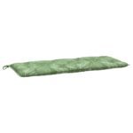Coussins de banc de jardin lot de 2 motif de feuilles tissu – Image 2