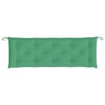 Coussins de banc jardin lot de 2 vert 150x50x7 cm tissu Oxford – Image 4