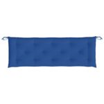Coussins de banc jardin lot de 2 bleu 150x50x7 cm tissu Oxford – Image 4