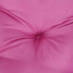 Coussins de banc de jardin lot de 2 rose 150x50x7 cm tissu – Image 4