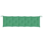 Coussins de banc jardin lot de 2 vert 180x50x7 cm tissu Oxford – Image 4