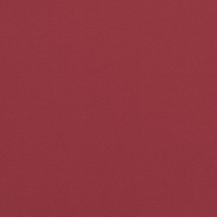 Coussins de banc de jardin lot de 2 rouge bordeaux tissu Oxford – Image 6