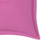 Coussins de banc de jardin lot de 2 rose tissu Oxford – Image 5