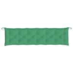 Coussins de banc jardin lot de 2 vert 200x50x7 cm tissu Oxford – Image 3