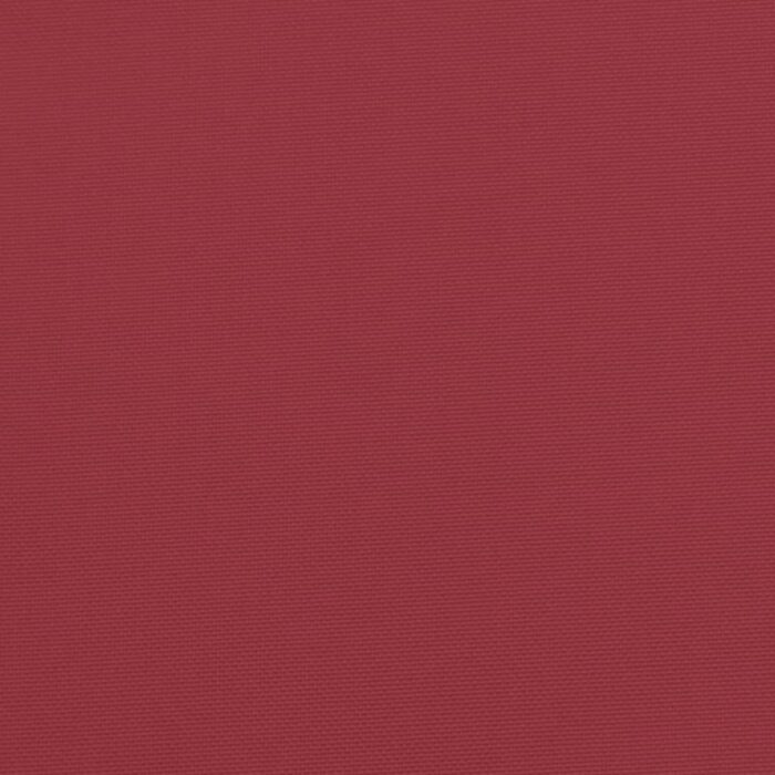 Coussins de banc de jardin lot de 2 rouge bordeaux tissu Oxford – Image 5