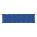 Coussins de banc jardin lot de 2 bleu 200x50x7 cm tissu Oxford – Image 3
