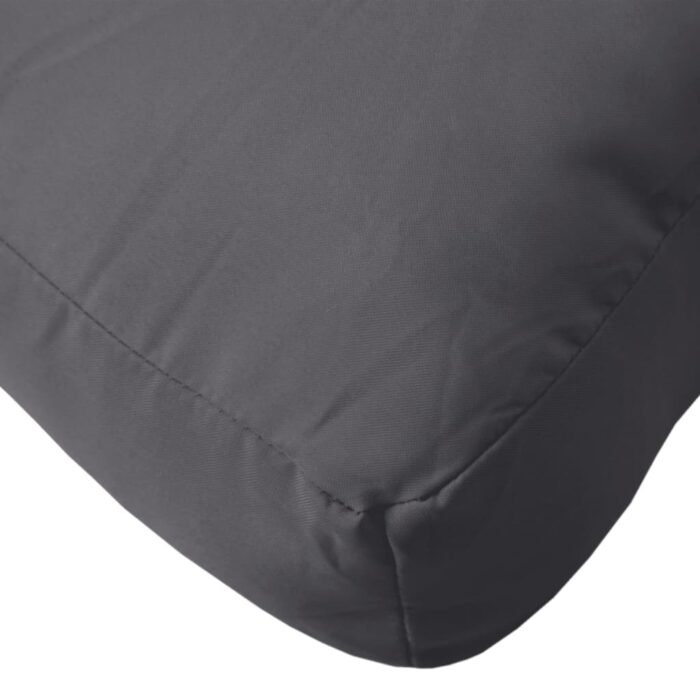 Coussins de palette lot de 2 anthracite tissu oxford – Image 6
