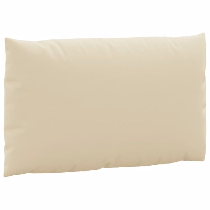 Coussins de palette lot de 2 beige tissu oxford – Image 4