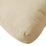Coussins de palette lot de 2 beige tissu oxford – Image 6