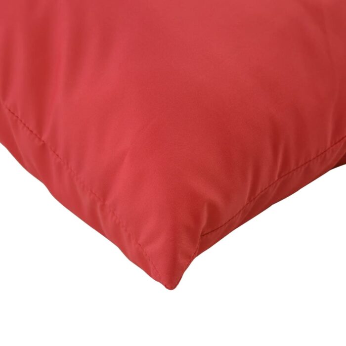 Coussins de palette lot de 2 rouge tissu oxford – Image 5