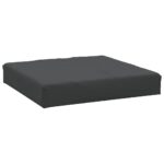 Coussins de palette lot de 2 noir tissu oxford – Image 3