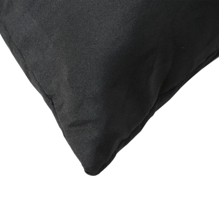 Coussins de palette lot de 2 noir tissu oxford – Image 5