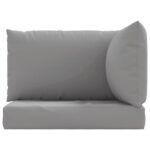 Coussins de palette lot de 3 gris tissu oxford – Image 2