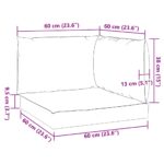 Coussins de palette lot de 3 gris tissu oxford – Image 8