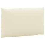 Coussins de palette lot de 3 blanc crème tissu oxford – Image 4