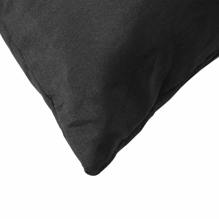 Coussins de palette lot de 3 noir tissu oxford – Image 5