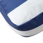 Coussins de palette lot de 3 rayures bleues/blanches – Image 5