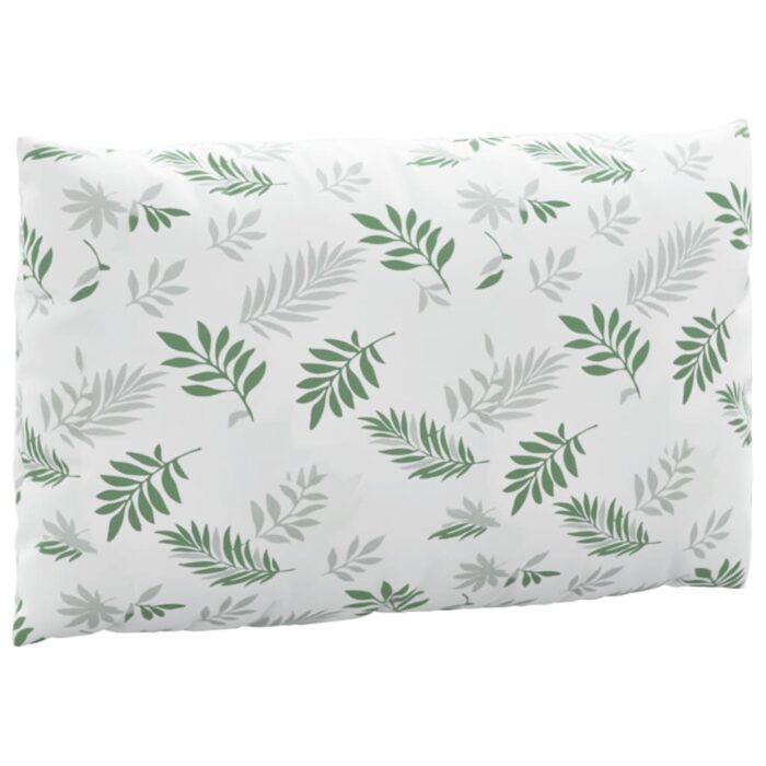 Coussins de palette 3 pcs motif de feuilles tissu Oxford – Image 3
