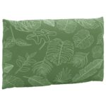 Coussins de palette 3 pcs motif de feuilles tissu Oxford – Image 3