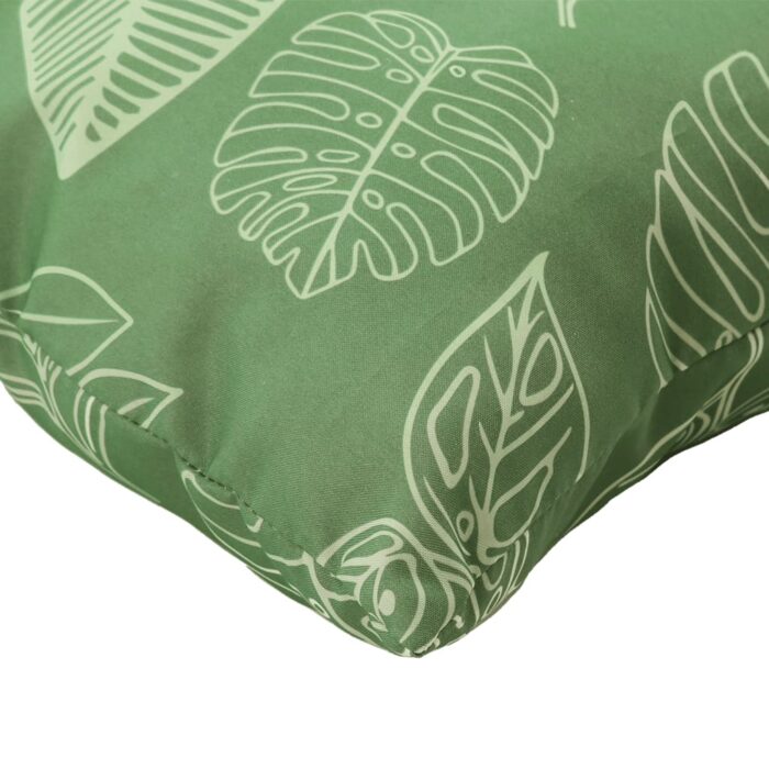 Coussins de palette 3 pcs motif de feuilles tissu Oxford – Image 6