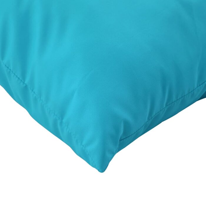 Coussins de palette lot de 3 turquoise tissu Oxford – Image 6