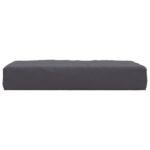 Coussin de palette anthracite 60x60x9,5 cm tissu oxford – Image 2