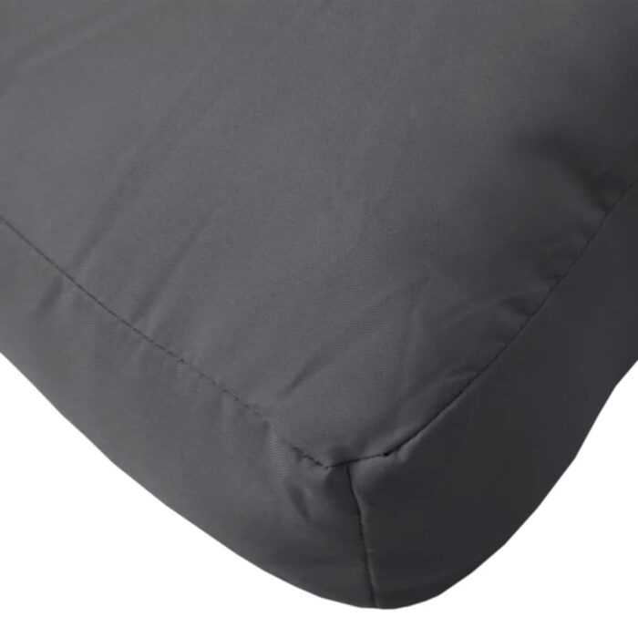 Coussin de palette anthracite 60x60x9,5 cm tissu oxford – Image 3
