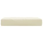 Coussin de palette crème 60x60x9,5 cm tissu oxford – Image 2
