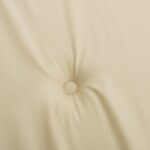 Coussins de chaise à dossier haut lot de 6 beige tissu oxford – Image 5
