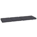 Coussins de chaise longue lot de 2 anthracite tissu oxford – Image 4