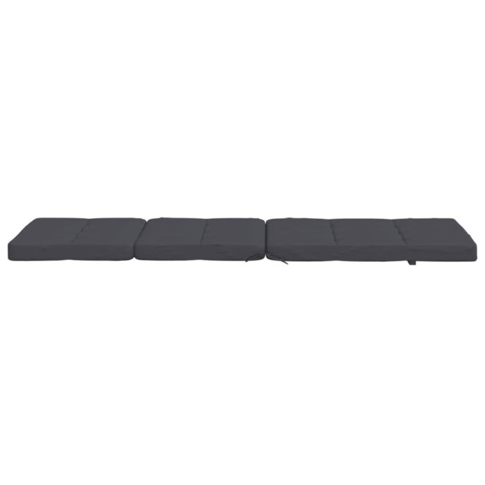 Coussins de chaise longue lot de 2 anthracite tissu oxford – Image 6