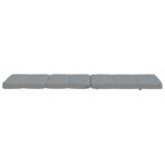 Coussins de chaise longue lot de 2 gris tissu oxford – Image 6