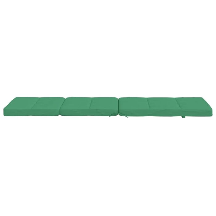 Coussins de chaise longue lot de 2 vert tissu oxford – Image 6