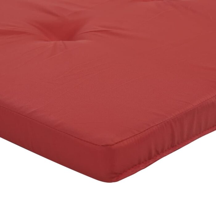 Coussins de chaise longue lot de 2 rouge tissu oxford – Image 8