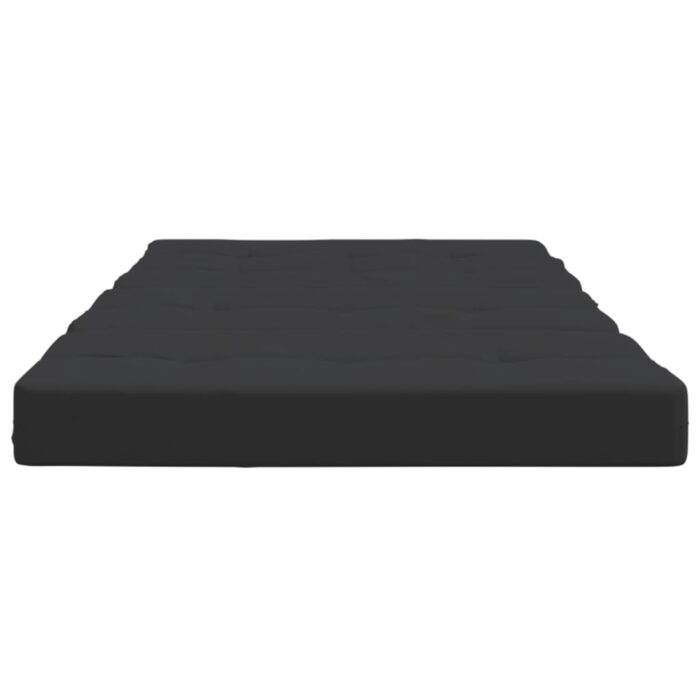 Coussins de chaise longue lot de 2 noir tissu oxford – Image 5