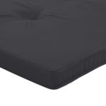 Coussins de chaise longue lot de 2 noir tissu oxford – Image 8