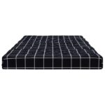 Coussins de chaise longue lot de 2 noir motif à carreaux – Image 5