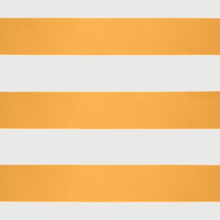 Auvent rétractable jaune et blanc 4,5x3 m tissu et aluminium – Image 6